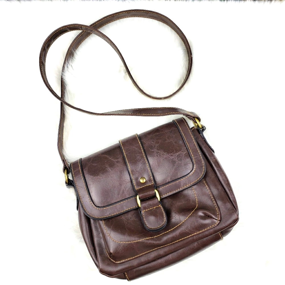 Chocolate Brown Crossbody Bag
